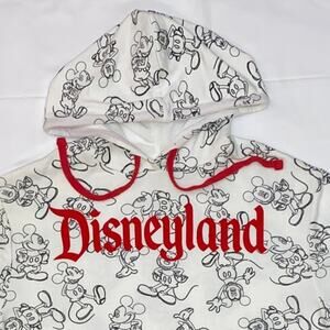 Off White Disneyland Mickey Mouse All Over Print Medium Velour Print Streetwear